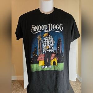 Snoop Dogg Shirt Medium Black Tha Dogg Collection Joe Cool Rap Mens